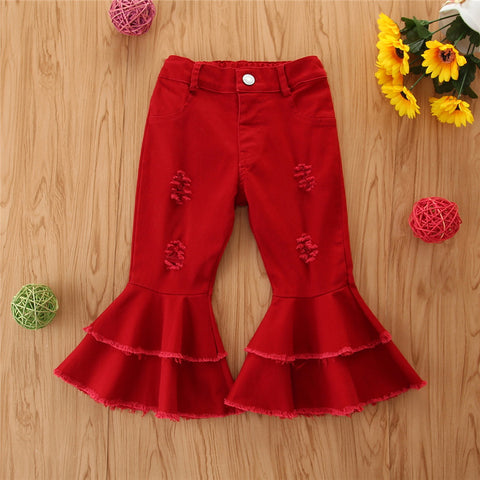 Wholesale Kids Wear Baby Girls Ruffle Capris Leggings 95 Cotton 5Spandex  Tripe Ruffle Casual Long Leggings Pants From malibabacom